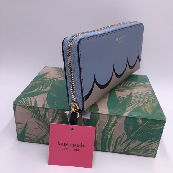 Kate spade scallop slim continental wallet - Picture 4 of 5